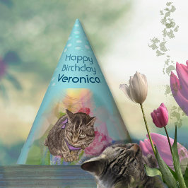 Chapéu De Festa Festa de Gato de 5 de Watercolor