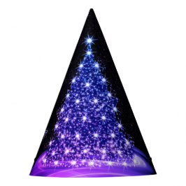 Chapéu De Festa Festa de Natal Árvore Azul Rosa Inverno Preto Rúst