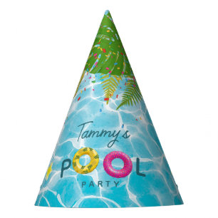 Chapéu De Festa Festa de Piscinas Tropicais Nadando Piscina Aniver