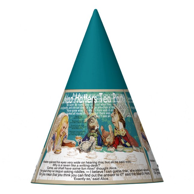 Chapéu De Festa Festa do Chá de Mad Hatter (Frente)