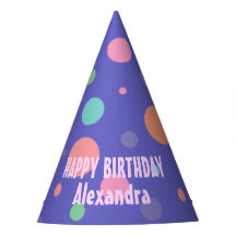 Festa Roxa Divertida com Bolinhas Coloridas