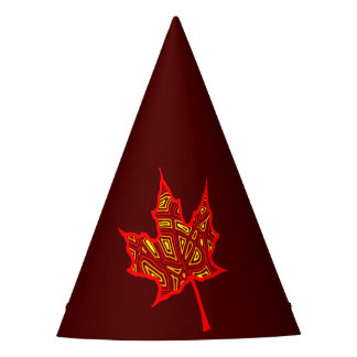 Chapéu De Festa Fiery Leaf