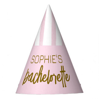 Chapéu De Festa Fim de semana de solteira rosa tropical personaliz