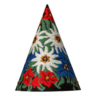 Chapéu De Festa Flor alpino suíço Edelweiss