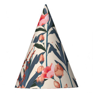 Chapéu De Festa Florais de Jardim: Vintagem Botânica Tropical