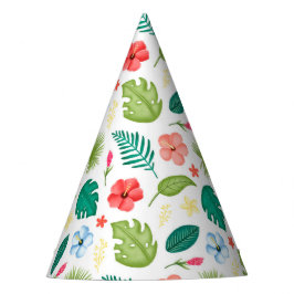 Chapéu De Festa Floral Tropical Havaiano