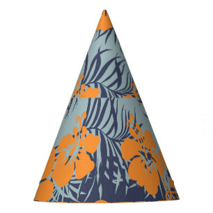 Chapéu De Festa Flores de Hibiscus: Papel de Carteira Floral Vinta
