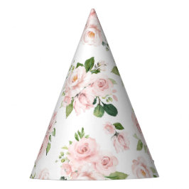 Chapéu De Festa Flores Rosa, Rosas Rosa, Flores De Aquarelas
