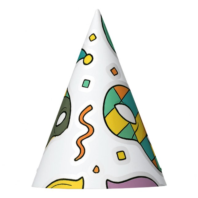 Chapéu De Festa Flying Masks (Frente)