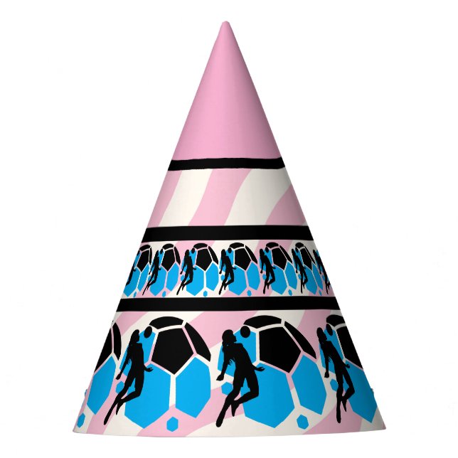 Chapéu De Festa Football Girl Birthday, Football Player Gift (Frente)