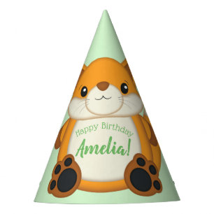 Chapéu De Festa Fox Festa de aniversário Verde