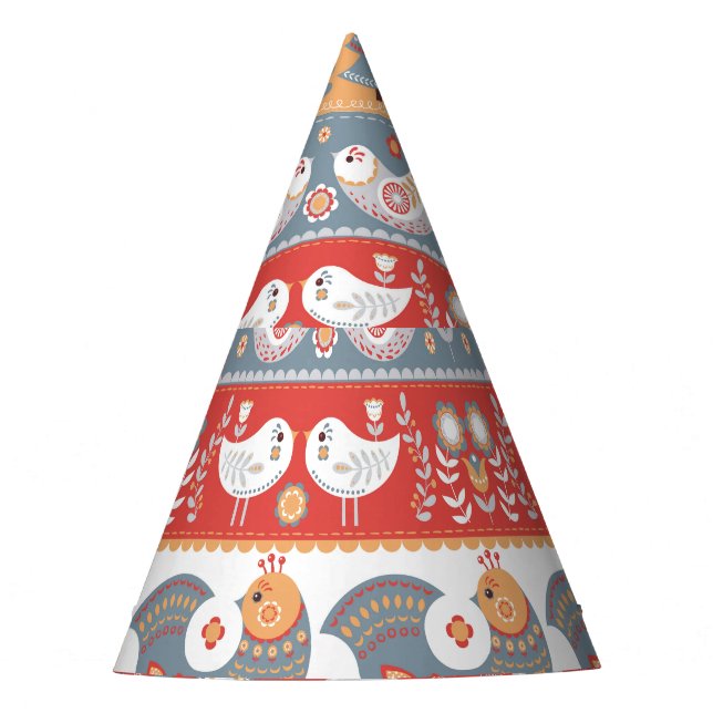 Chapéu De Festa Fronteiras escandinavas: design de têxteis antigos (Frente)