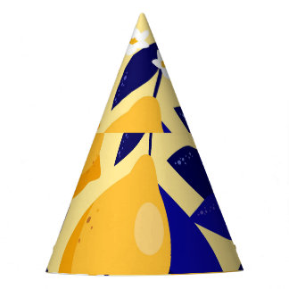 Chapéu De Festa Frutas de limão: padrão de comida.