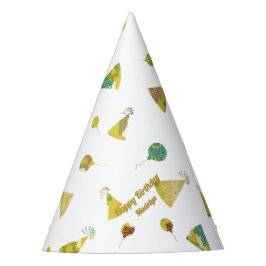 Chapéu De Festa Fun Birthday Party Hats and Balloon Pattern