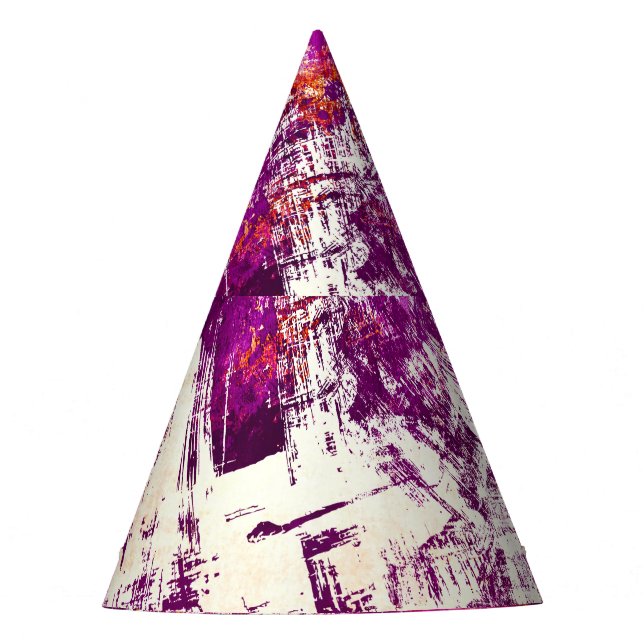 Chapéu De Festa Fundo dos Abstrato de Bolsas Escuros (Frente)