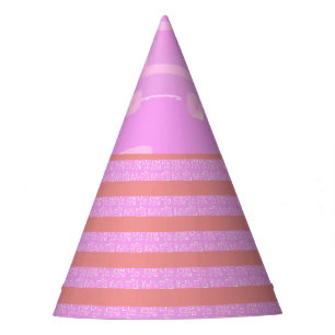 Chapéu De Festa Gamas Geométricas Rosa