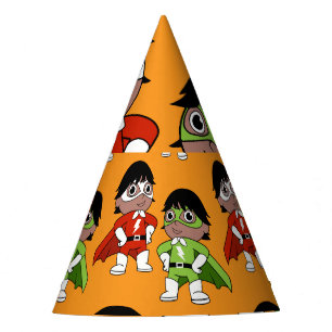 Chapéu De Festa Garotos Aniversário de Ação Herói