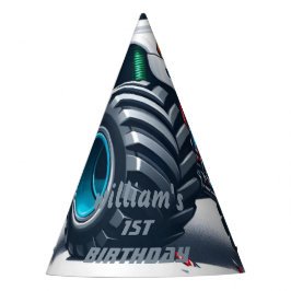 Chapéu De Festa garotos carros legal primeiro aniversario de camin