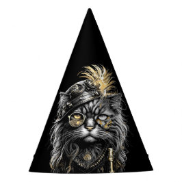 Chapéu De Festa Gato Steampunk Incrível 