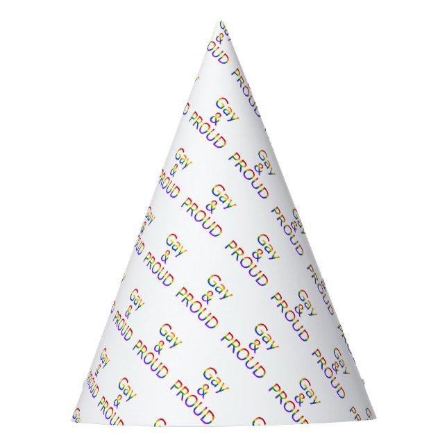 Chapéu De Festa Gay de queda e orgulho (Frente)