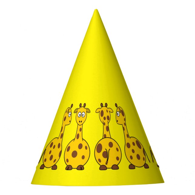 Chapéu De Festa Girafas Party Hat (Frente)