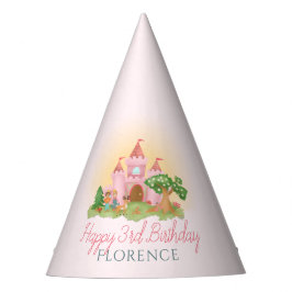Chapéu De Festa Girls Magical Pink Fairytale Princess Birthday