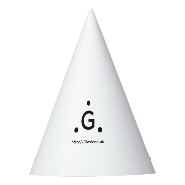 Chapéu de festa Glexicon UK (Frente)