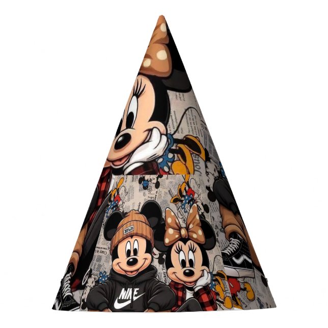 Chapéu De Festa Gorros de Fiesta Personalizados para Cumpleaños (Frente)