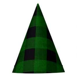 Chapéu De Festa Green Plaid