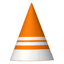 Chapéu De Festa Greve de Cordas Brancas Laranja Coloridas