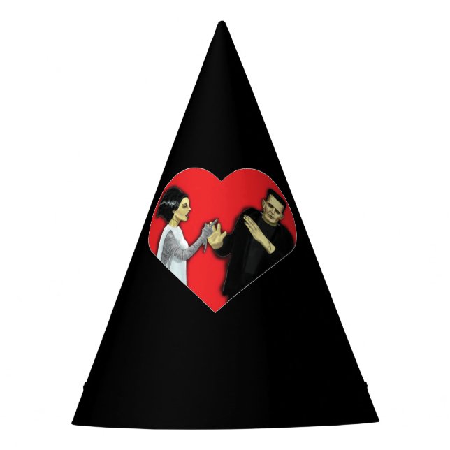 Chapéu De Festa Gritos da Noiva do Monstro de Frankenstein (Frente)