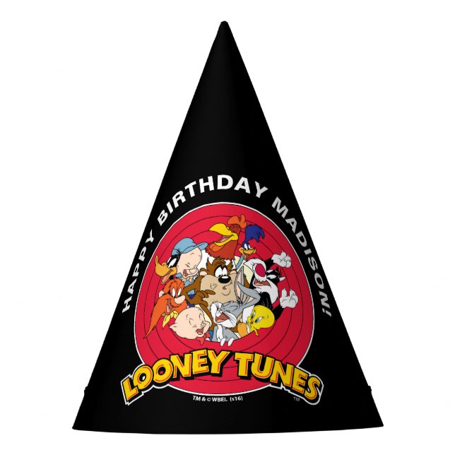 Chapéu De Festa Grupo de Caracteres LOONEY TUNES™ | Aniversário (Frente)