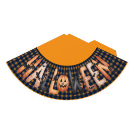 Chapéu De Festa Halloween Gingham Lettering