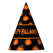 Halloween Pumpkins Party Hat Personalizável
