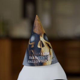 Chapéu De Festa Halloween Skeleton Skull Spooky Family Name