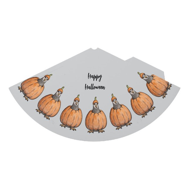 Chapéu De Festa Happy Halloween Partyhütchen mit Taube (Frente)