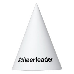 Chapéu De Festa Hashtag do cheerleader