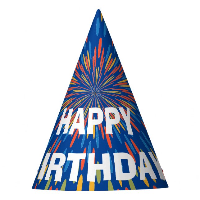 Chapéu De Festa Hat de Abstrato personalizado (Frente)