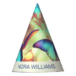 Chapéu De Festa Hat Personalizado do Partido da Borboleta