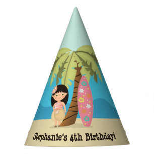 Chapéu De Festa Havaiana Surfer Girl
