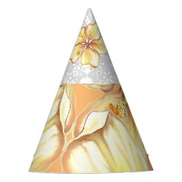 Chapéu De Festa Hibiscus & lace AMARELO