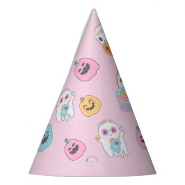 Chapéu De Festa Hippie Halloween Pink Ghost