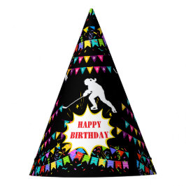Chapéu De Festa Hockey Girl Player Birthday