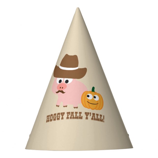 Chapéu De Festa Hoggy Fall Y'all (Frente)