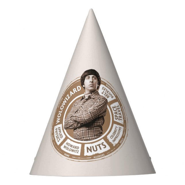 Chapéu De Festa Howard Info Graphic (Frente)