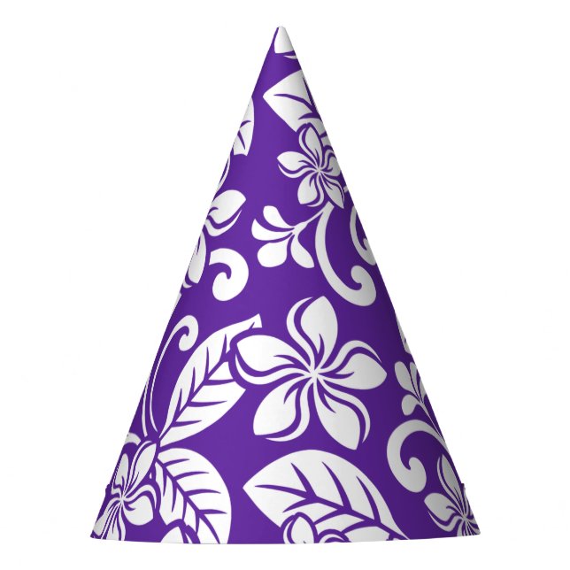 CHAPÉU DE FESTA ILHA PLUMÉRIA (PURPLE) (Frente)