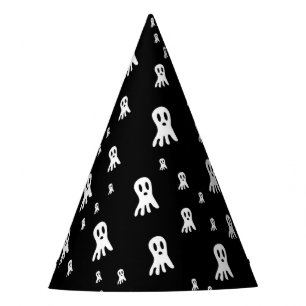 Chapéu De Festa Ilustração Assustadora de Fantasmas Góticos