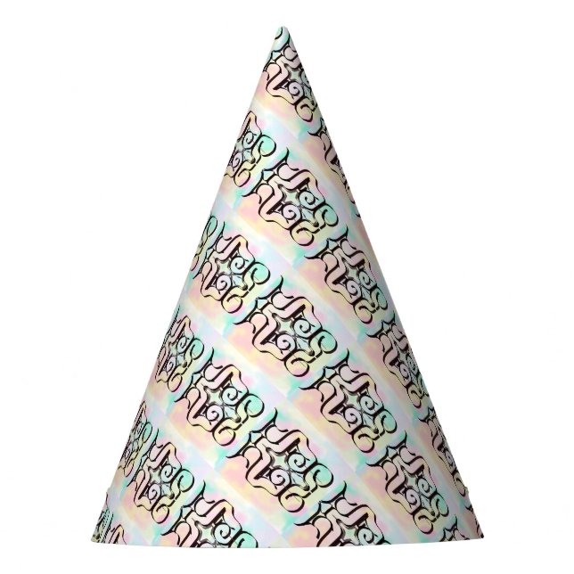 Chapéu De Festa ilustrações de cores (Frente)