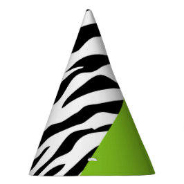 Chapéu De Festa Impressão Leopardo, Impressão Zebra, Impressão Ani