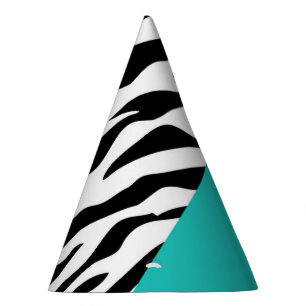 Chapéu De Festa Impressão Leopardo, Impressão Zebra, Impressão Ani